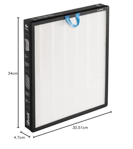 Levoit Genuine 3-in-1 Air Purifier Replacement Filter for Vital 100S | Activated Carbon | White 6