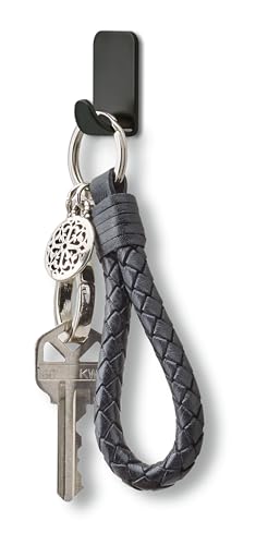 Command Small Metallic Hooks - Damage-Free Hanging | Matt Black | 4 Hooks & 5 Strips 12