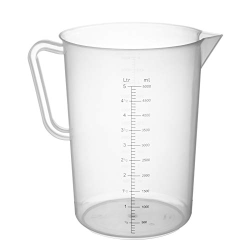 HENDI Polypropylene Measuring Jug - 1 L Capacity | Heat Resistant to 110°C | Transparent 4