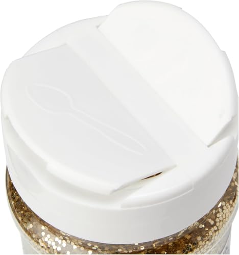 Glitterexpress Chunky PVC Glitter - Champagne Color | 250g Shaker for Crafts & Walls 4