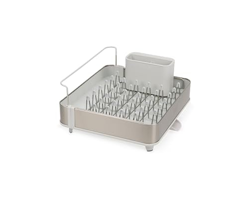 Joseph Joseph Extend Steel Expandable Dish Drainer Rack | Stainless Steel | Movable Cutlery Holder 3