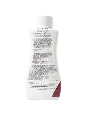Mouldmaster Rit Dye Liquid All-Purpose Dye - Wine Color | 236 ml | Non-Toxic 4