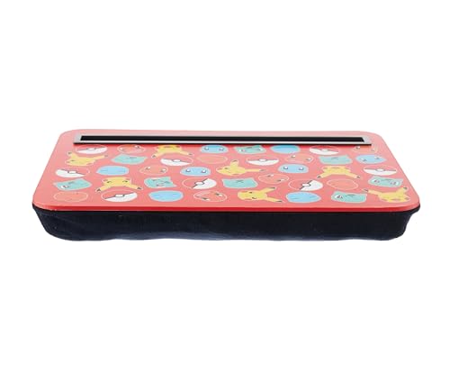 HOX Pokemon Officially Licensed Lap Tray with Tablet Slot | Cushioned Base | Red Pokemon 3