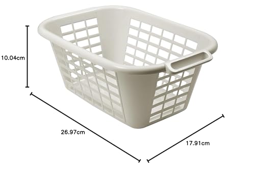 Addis 510606 Emsa Rect Laundry Basket | 40L Capacity | Linen Plastic 4