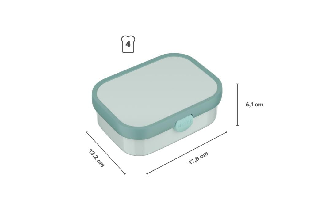 Mepal Campus Little Dutch Bento Lunch Box for Children 750ml Plastic Dishwasher Safe 4