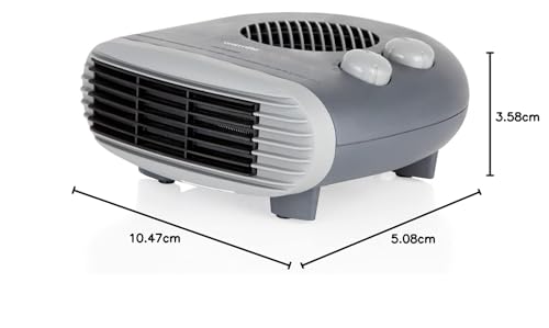 Warmlite WL44004DT 2000W Portable Flat Fan Heater with 2 Heat Settings & Overheat Protection, Dark Titanium 8