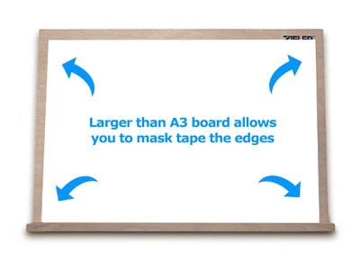 Zieler Premium Beechwood Table Top Art Easel - Adjustable 5 Angles, A3 Size | 500g 4