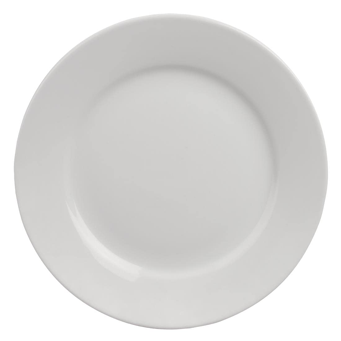 Olympia Athena Porcelain Dinner Plates - 228mm (9 inch) Wide Rimmed, White, 12 Pack 3