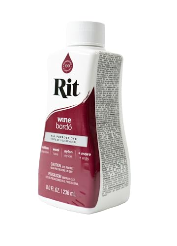 Mouldmaster Rit Dye Liquid All-Purpose Dye - Wine Color | 236 ml | Non-Toxic 3