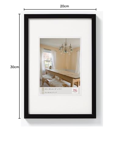 walther design Peppers Wooden Picture Frame - Matt Black Finish | 20 x 30 cm | BP030B 6