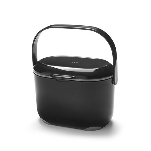 Addis 515630 Kitchen Compost Caddy - 2.5L Capacity | Black/Grey Plastic 3