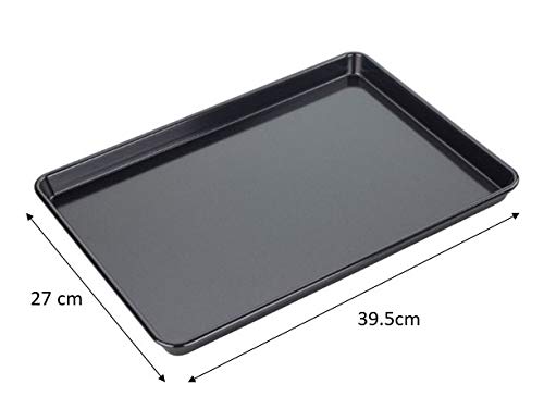 Tala Performance Baking Tray - Professional Gauge Carbon Steel | Eclipse Non-Stick | 39.4x26.8 cm | Black 3