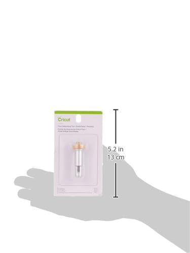 Cricut 2006835 Fine Debossing Tip + QuickSwap Housing | Multicolour 11