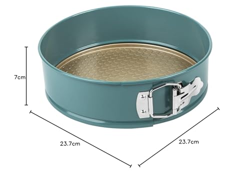 Prestige x Nadiya 23cm Springform Cake Tin - Non-Stick Gold Interior | Oven Safe Steel Bakeware 11