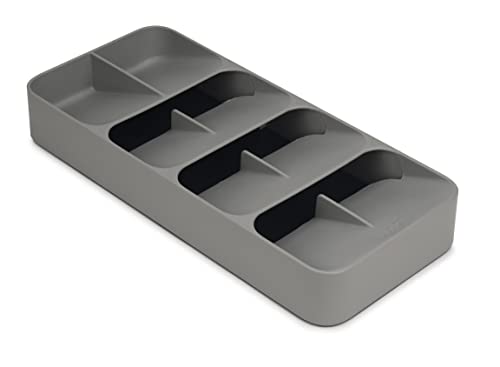 Joseph Joseph Drawer Store - Compact Cutlery Organizer for Drawers | Holds 48 Pieces | Grey 2
