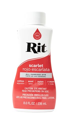 Mouldmaster Rit All-Purpose Liquid Dye - Scarlet, 236ml | For Natural & Synthetic Fabrics 2