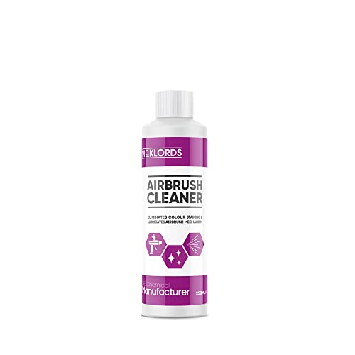 McKLords Airbrush Cleaning Solution - High Strength Acrylic Paint Cleaner | 250 ml (Pack of 2) | Unscented 2