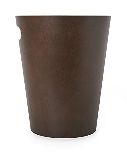 Umbra Woodrow 2 Gallon Wooden Trash Can | Espresso Finish | Modern Design 11