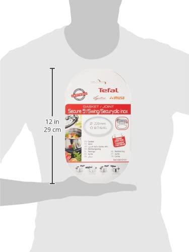 Tefal Secure 5 Sealing Ring X9010101 - Replacement Gasket for 4, 6, 7, & 8L Pressure Cookers | Stainless Steel 3