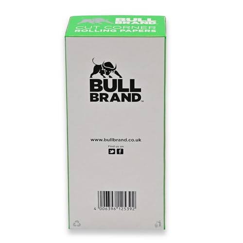 Bull Brand Green Cut Corner Rolling Papers - 50 Count | Medium Weight Paper 4