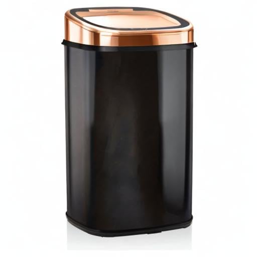 Tower T80904RB Sensor Kitchen Bin - 58L Capacity, Motion Activated, Black & Rose Gold 6