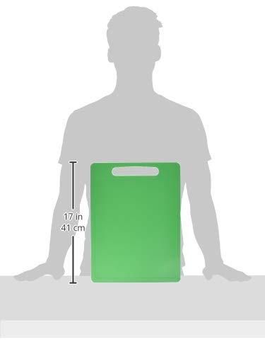 Chef Aid Large Green Poly Chopping Board - Food Grade Plastic, Non-Slip, Dishwasher Safe | 40 x 30cm 3