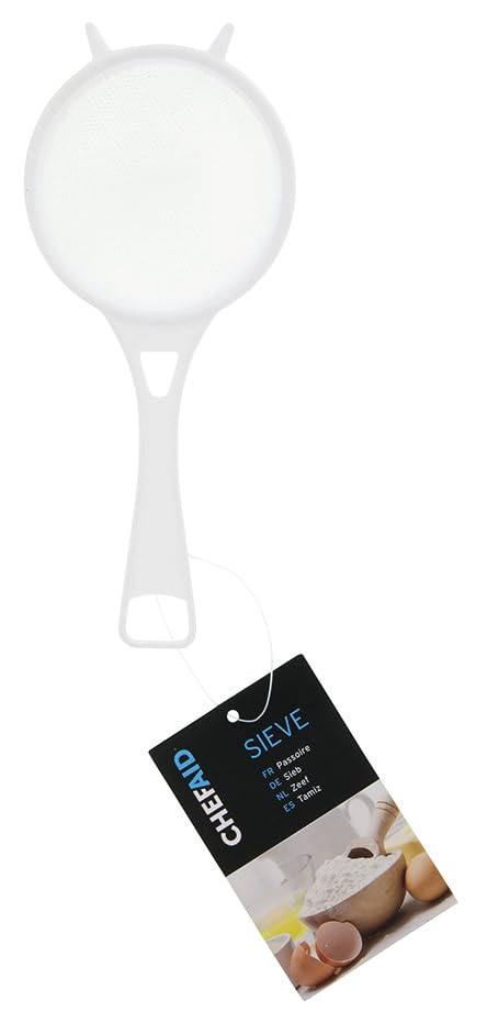 Chef Aid Nylon Tea Strainer - Fine Mesh Ball Design | 6cm Diameter | White 4