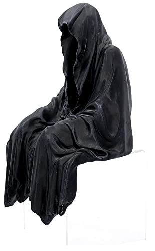 Nemesis Now Darkness Resides Reaper Figurine | 23cm Height | Black Resin Statue 2