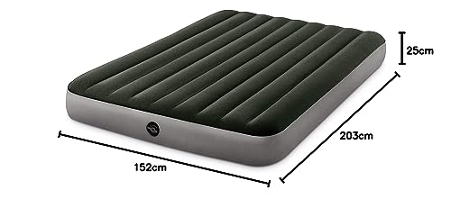Intex Dura-Beam Prestige Downy Airbed - Queen Size | Fiber Tech Technology | PVC/Polyester 4