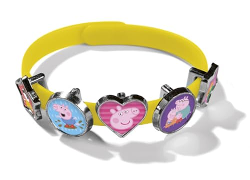 Totum Peppa Pig Jewellery Craft Set - Make 3 Bracelets with 18 Charms | Ages 3+ 3