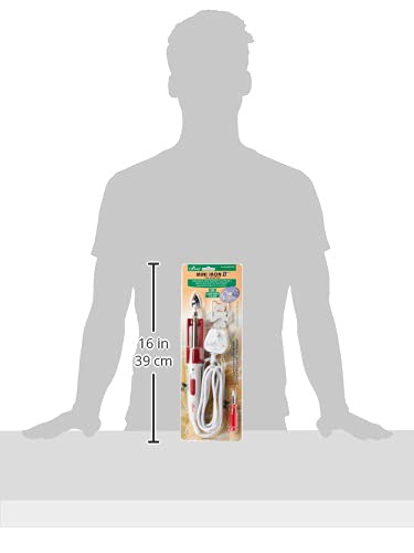 Clover CL8004GB Mini Iron - Lightweight & Portable for Quilting, Sewing, and Crafting | Red 5