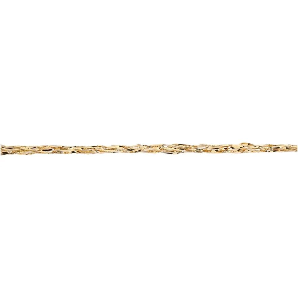 Creativ Gold Glitter Yarn - Metallic Polyester for Knitting & Crochet | 25g Skein 3