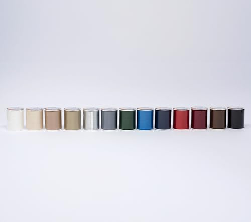 KORBOND 320m Sewing Thread - 2 x 160m Spools Silver Polyester | Hand & Machine Use