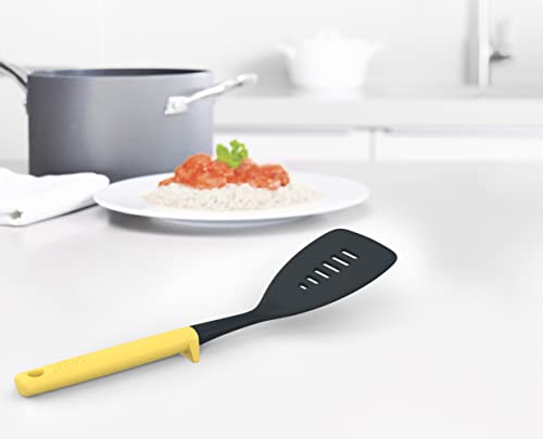 Joseph Joseph Duo Slotted Turner - Hygienic Cooking Tool with Integrated Rest | Heat-Resistant Nylon 3