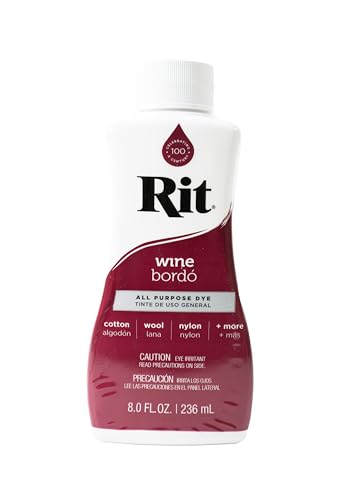 Mouldmaster Rit Dye Liquid All-Purpose Dye - Wine Color | 236 ml | Non-Toxic 2