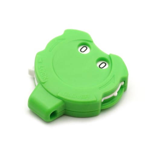 Clover Knitting Counter Kacha Mini - Tracks Rows & Stitches | Green Plastic | Model CLO3118 3