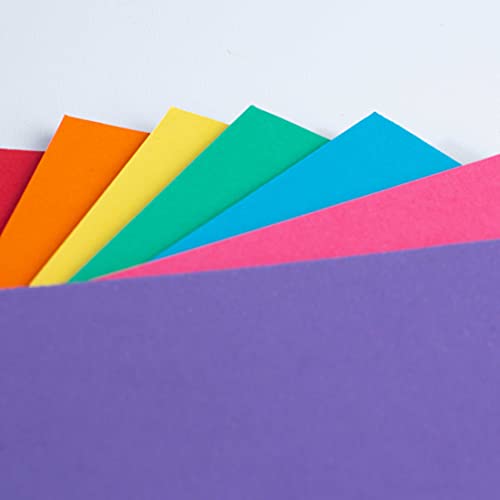 House of Card & Paper A4 160 GSM Card - Rainbow Coloured Card (Pack of 50 Sheets) 2