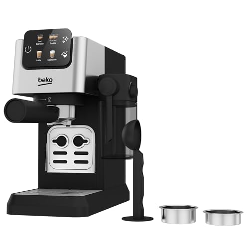 Beko CaffeExperto CEP5304X Semi Automatic Espresso Machine | 15 Bar Pressure | Colour Touch Display | Silver 14