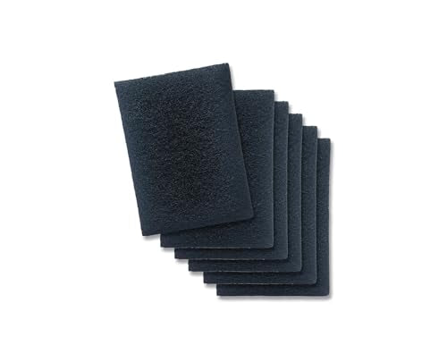 Joseph Joseph Intelligent Waste Activated Carbon Odour Filter Refills | 6 Count Pack | Black