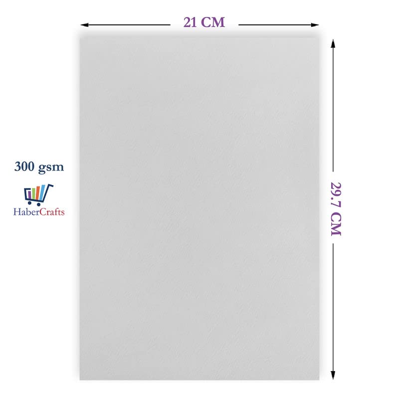 Habercrafts Blotting Paper Sheets - 300gsm Thick, Highly Absorbent for Ink & Oil Removal | A4 Size (5 Sheets) 2