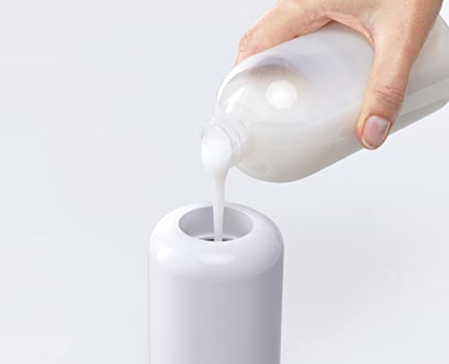 Joseph Joseph Duo Pump Bottle Soap Dispenser - 300ml Capacity | Easy-Push Pump | White ABS 6
