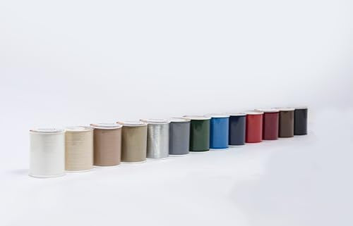 KORBOND Sewing Thread - White Polyester Blend | 320m Total (2 x 160m Spools) | Hand & Machine Use 3