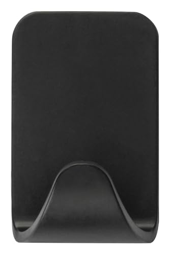 Command Small Metallic Hooks - Damage-Free Hanging | Matt Black | 4 Hooks & 5 Strips 10