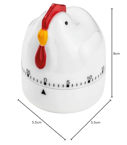 Judge Mother Hen Kitchen Timer - 60 Minute Wind Up Mechanical Timer | Analogue Mother Hen 4