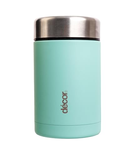 Décor Vacuum Insulated Food Flask - Stainless Steel | 520ml Capacity | Sage Green