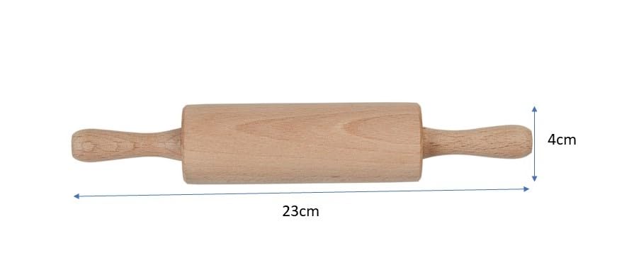 Tala Mini Rolling Pin - FSC Beechwood for Junior Bakers | 23cm Length 4