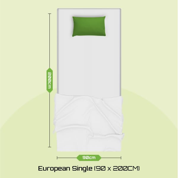 Starlight Beds European Single Mattress - Hybrid Support | Memory Foam Layer | 90x200cm 3