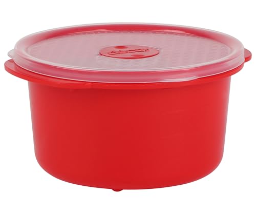 Décor Microsafe Round Food Container - 800ml Capacity | Microwave, Freezer, Dishwasher Safe