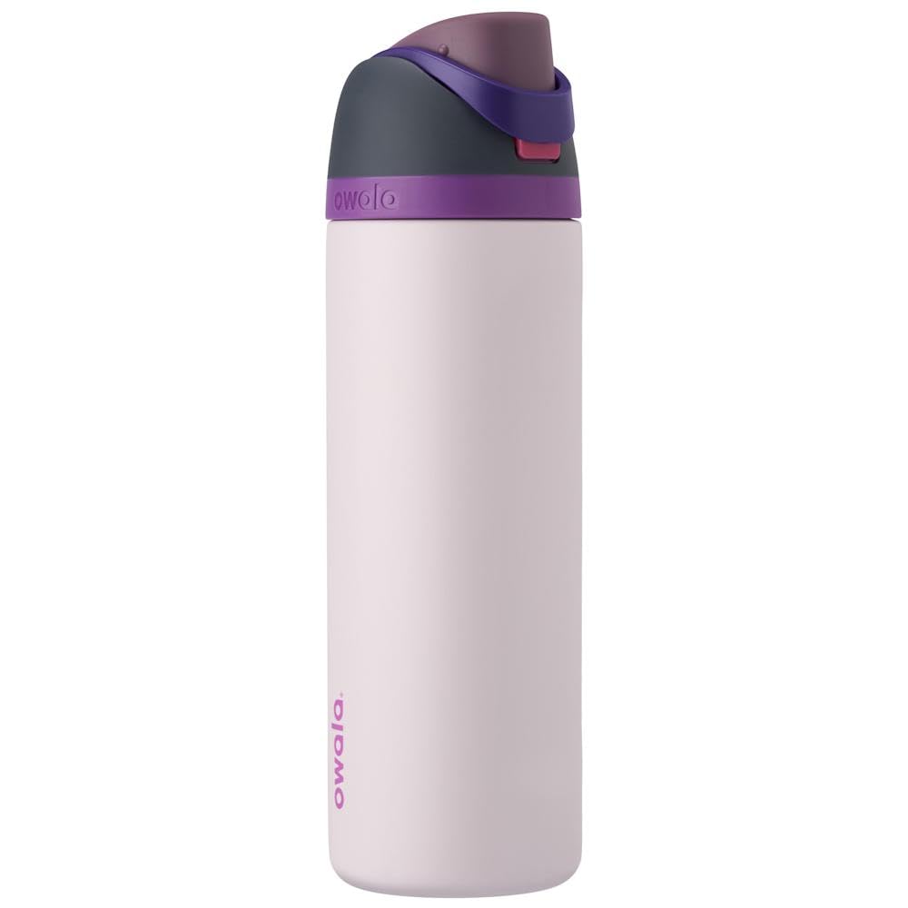 Owala FreeSip Insulated Stainless Steel Water Bottle with Straw, 710ml, Dreamy Field