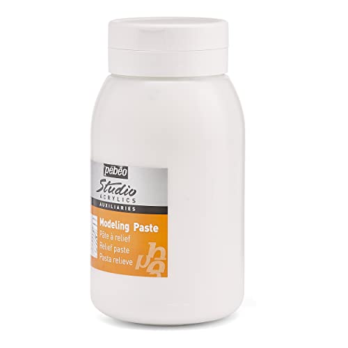 PEBEO Studio Modelling Paste - White Acrylic for Reliefs | 1 L 6
